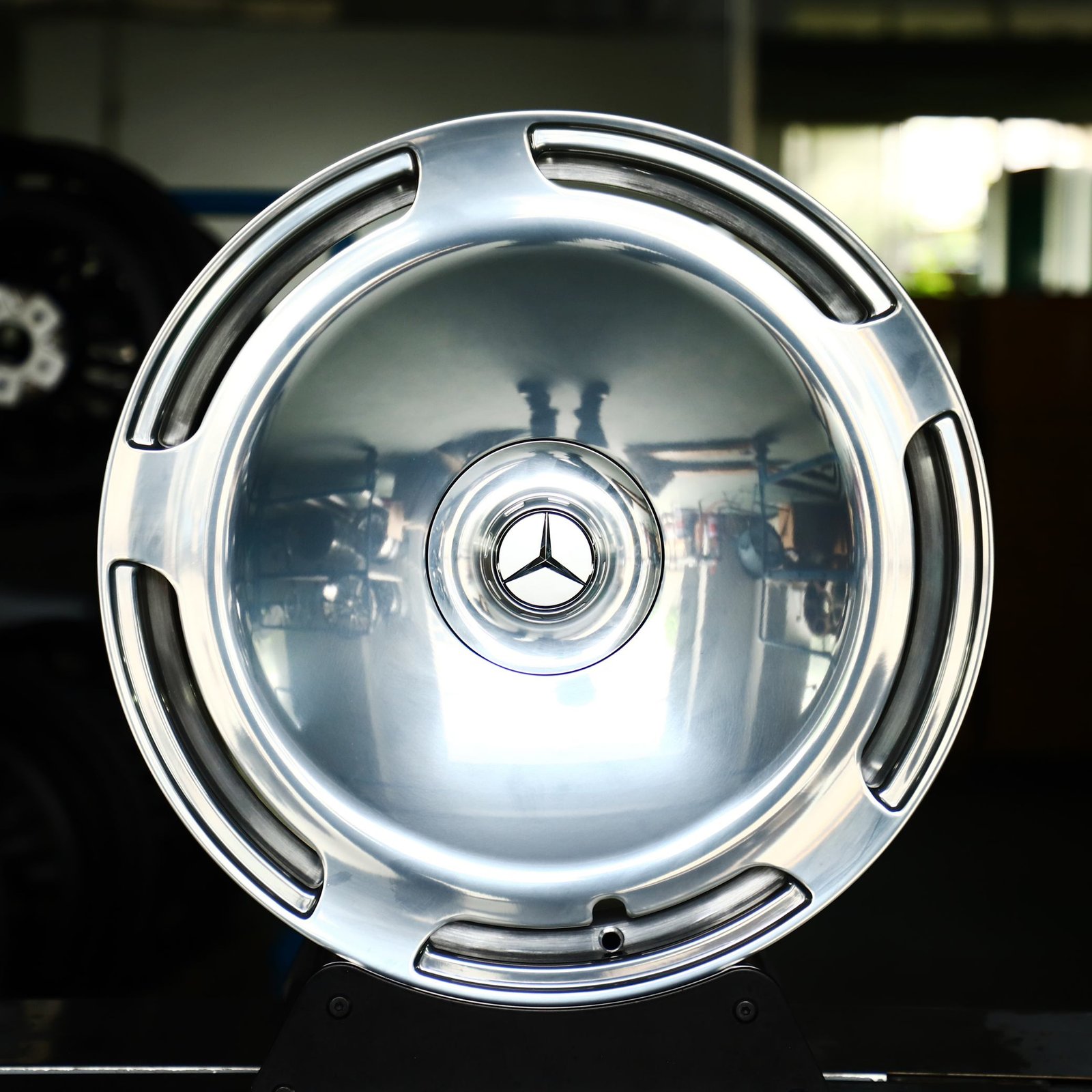 Mercedes-Benz E-Class wheels – Silver Full-Face, front view