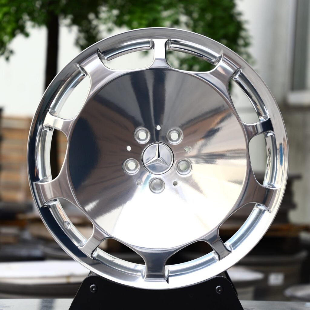 Mercedes-Benz E-Class wheels – Silver Full-Face, front view