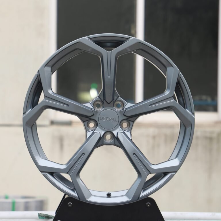 BMW M3 E46 wheels – Metallic Gray 5 Y-Spoke, front view