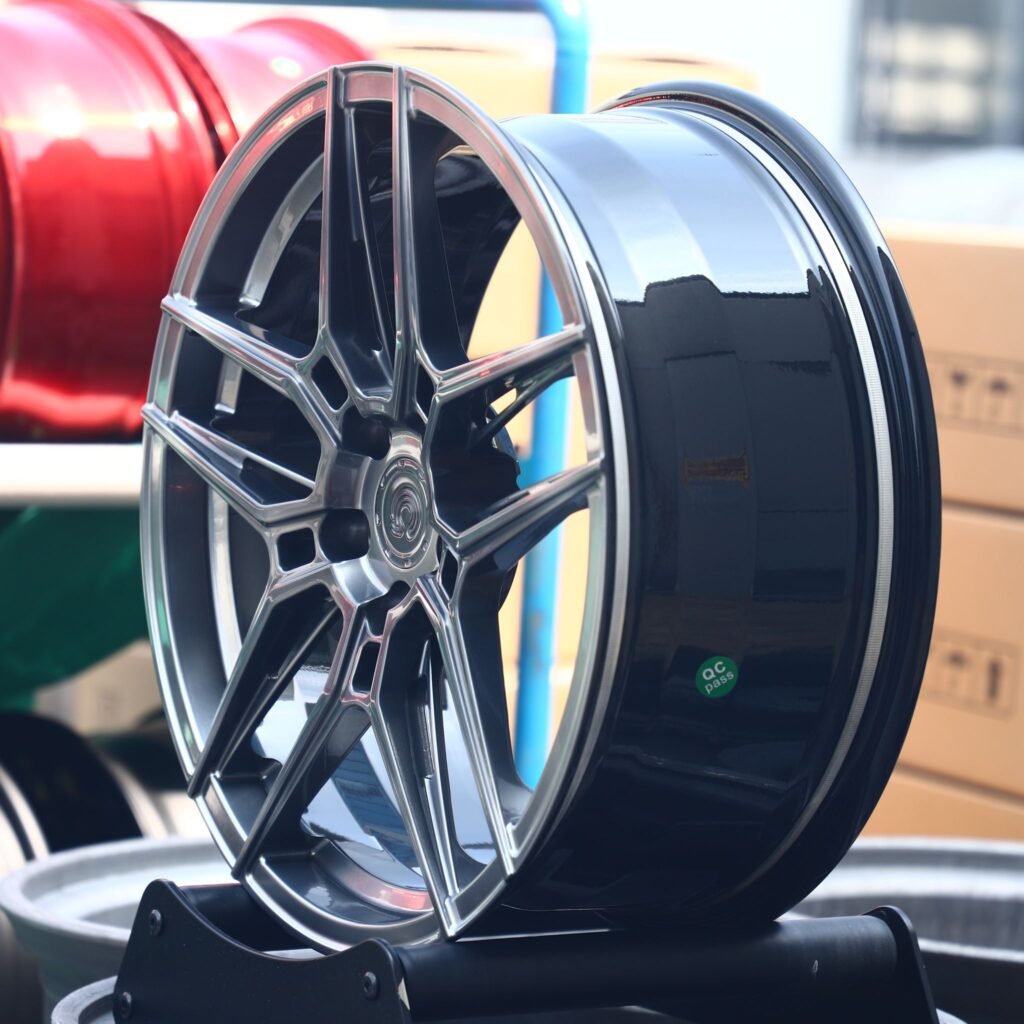 5x130 wheels – Metallic Gray 5 Y-Spoke Side-Milled, side view