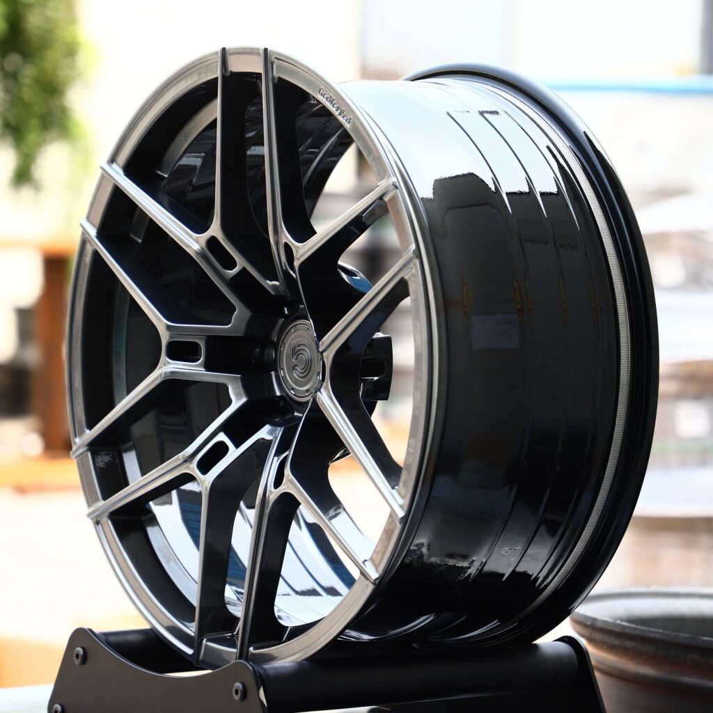 Metallic Gray 6 Y-Spoke Forged Wheels - Audi A6 / BMW 5 Series Fitment (5-Lug) view 4