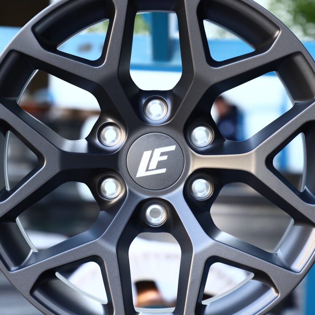 Toyota Tacoma wheels – Metallic Gray 6 Y-Spoke, lip and barrel detail