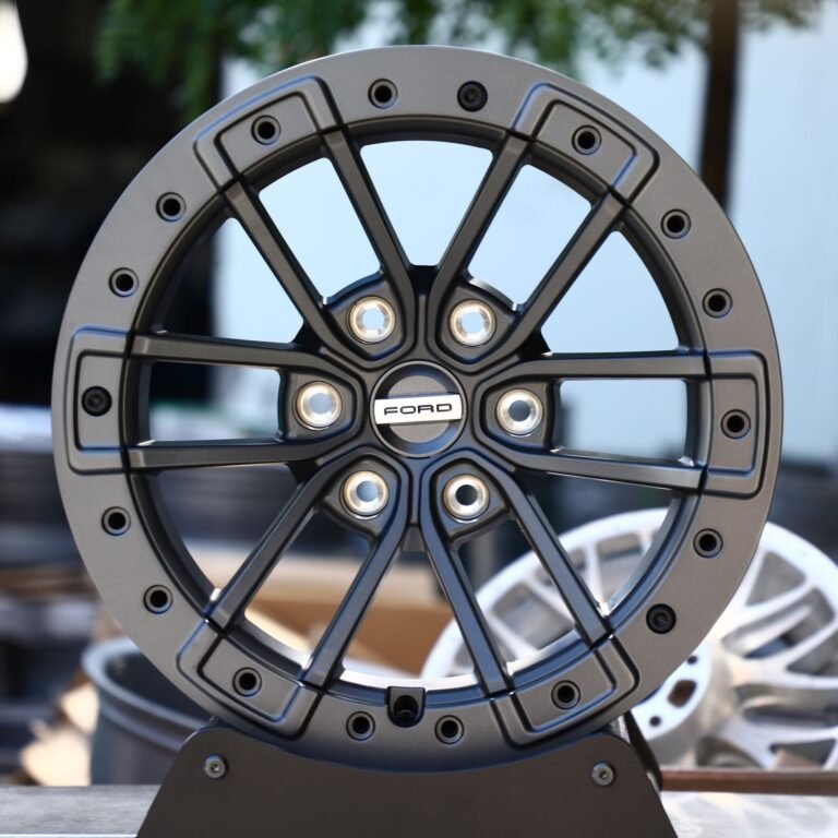 Ford F-150 wheels – Metallic Gray, front view