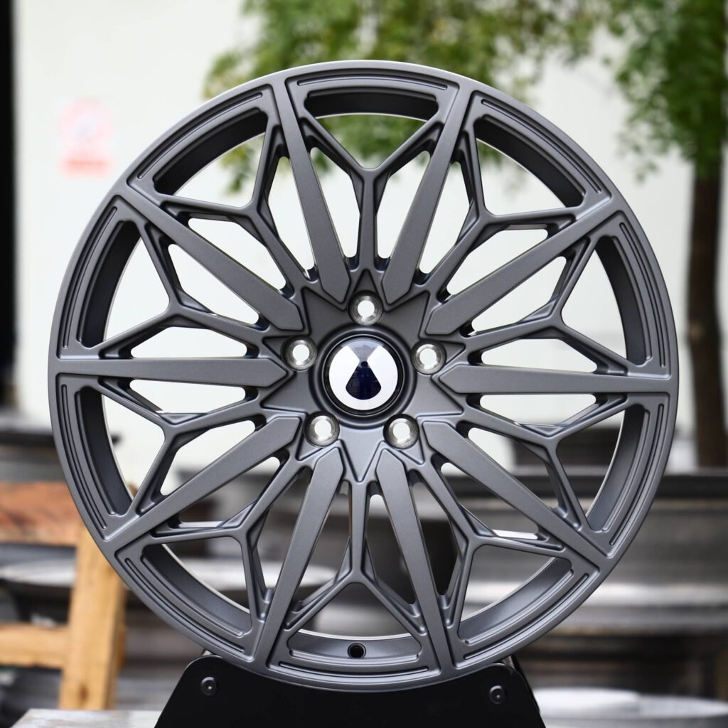 Metallic Gray Split Forged Wheels - Zeekr 001 / Zeekr 007 Fitment (5-Lug) Monoblock forged wheel