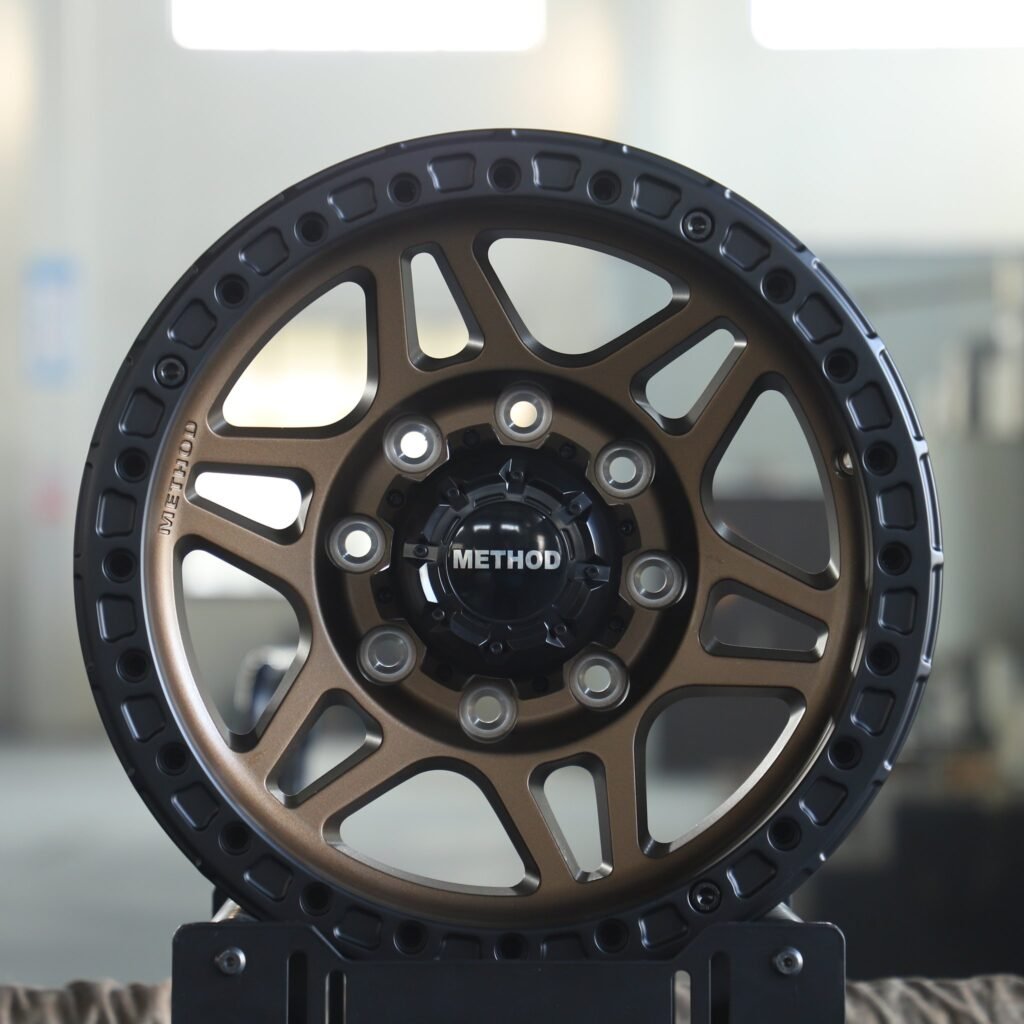 Method Bronze / Gloss Black Custom Beadlock Forged Wheels - Ram 2500 / Chevrolet Silverado 2500HD Fitment (8-Lug) Off-Road forged wheel