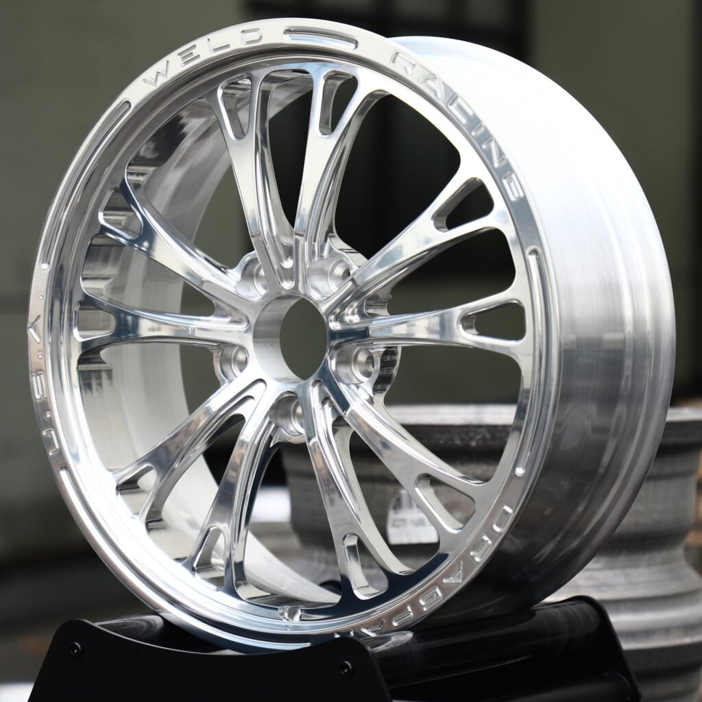 5x130 wheels – Mirror Polished 10-Spoke, side view