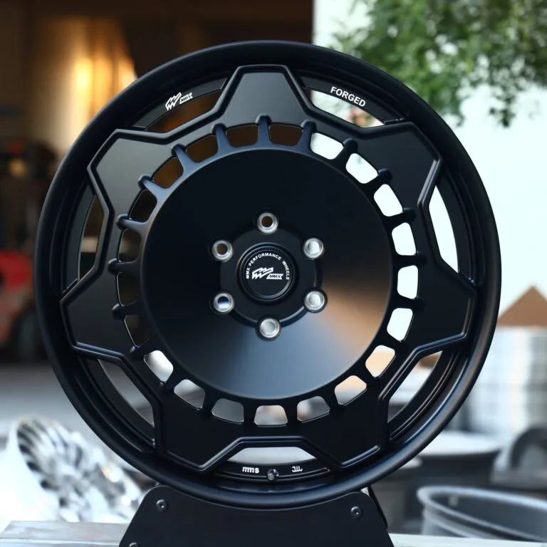 Ford F-150 wheels – MMX Matte Black Full-Face, front view