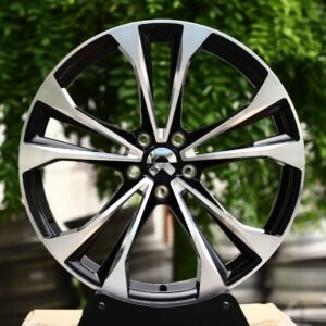 NIO Style Gloss Black Machined Face Forged Wheels – NIO ET7 / Zeekr 001 Fitment (5-Lug)