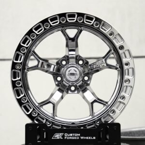 Nissan OEM-Style Chrome 5 Y-Spoke Beadlock Off-Road Forged Wheels – Nissan GT-R / 370Z Fitment (5-Lug)