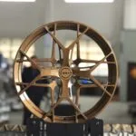 Nissan Micra / Note Forged Wheels – Bronze Gold Cross-Spoke (4-Lug)