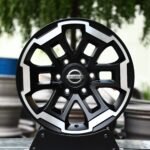Nissan OEM-Style Gloss Black Machined Face Off-Road Forged Wheels – Nissan Titan / Pathfinder Armada Fitment (6-Lug)