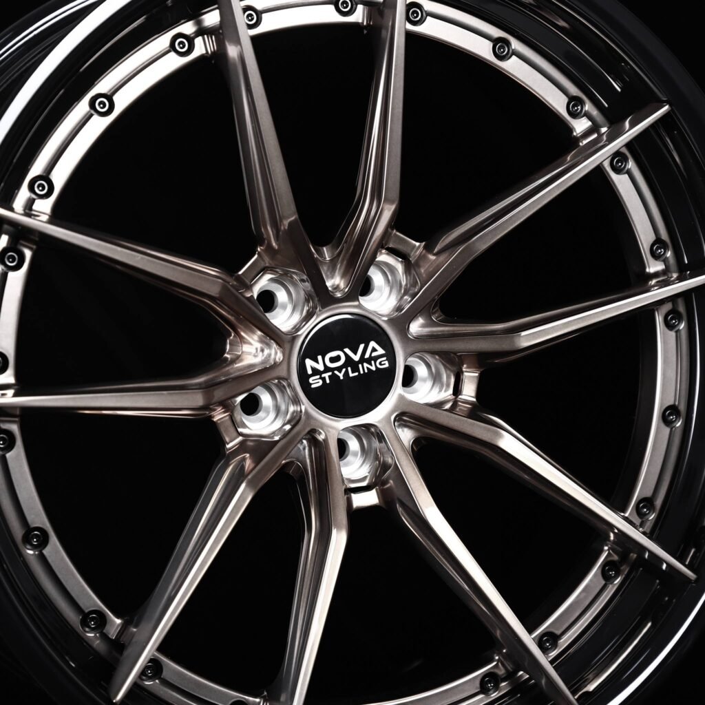 Nova Brushed Bronze Multi-Spoke Concave Forged Wheels - Audi A6 / Mercedes-Benz E-Class Fitment (5-Lug) Concave forged wheel