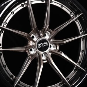 Nova Brushed Bronze Multi-Spoke Concave Forged Wheels – Audi A6 / Mercedes-Benz E-Class Fitment (5-Lug)