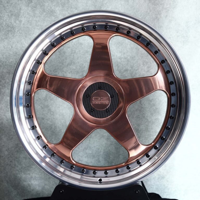 Кованые диски на Geely Coolray — Кованый диск двухсоставный, гоночный — 5 спиц, бронзовый