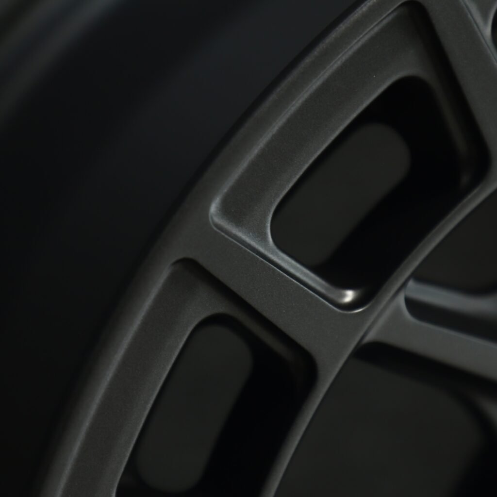 Patsha Matte Gunmetal Mesh Multi-Spoke Forged Wheels - BMW M3 / Audi RS5 Fitment (5-Lug) view 4