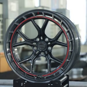Ford Mustang / Chevrolet Corvette Forged Wheels – Platinum Gloss Black 5 Y-Spoke Cut-Out