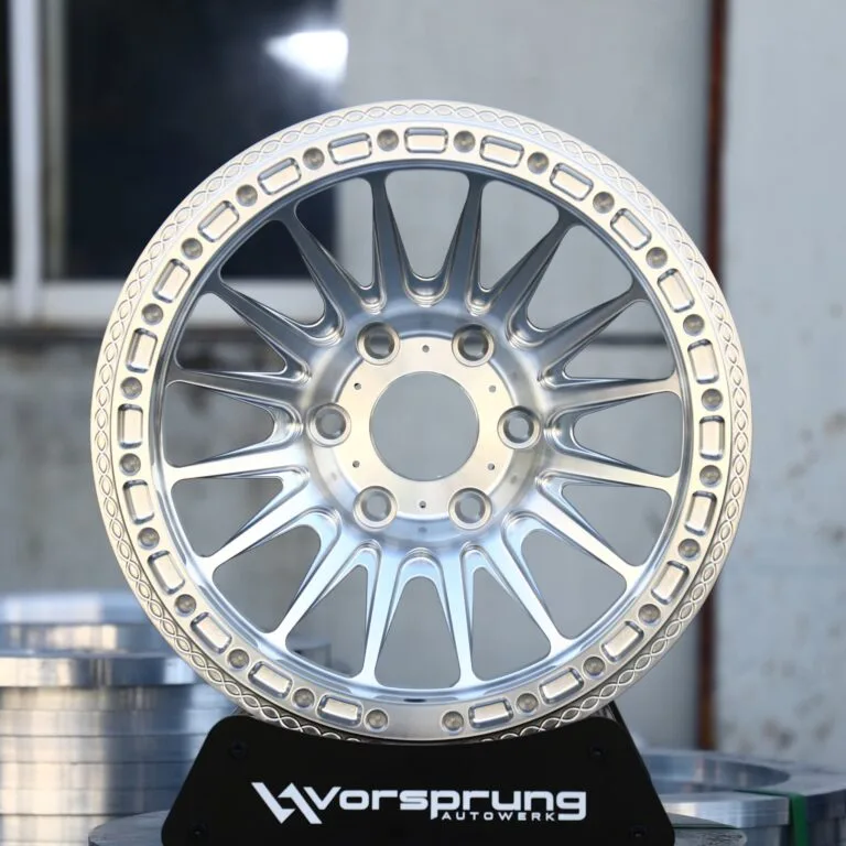Ford F-150 wheels – Polished 15-Spoke, front view