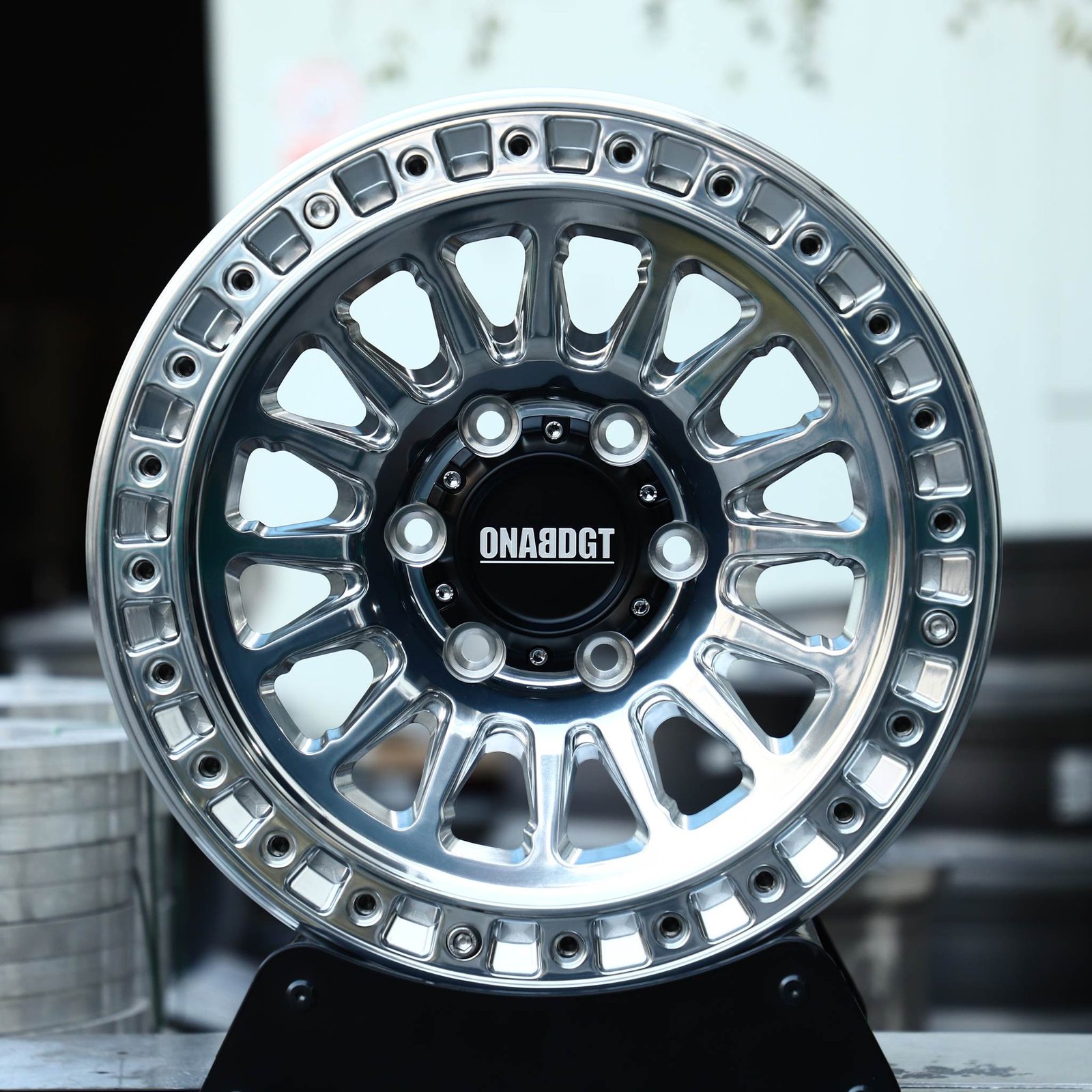 Ford F-150 wheels – Polished Multi-Spoke, front view