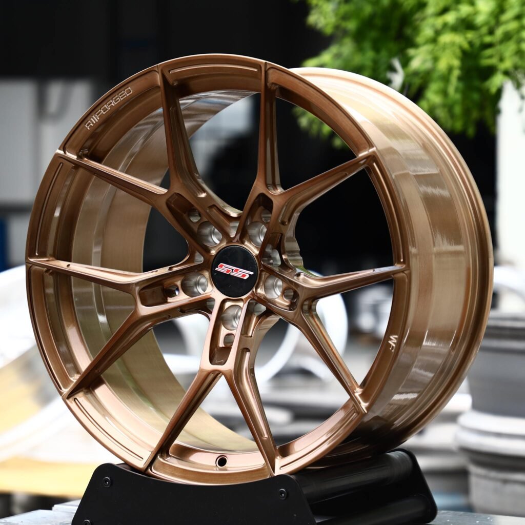 BMW M3 wheels – Bronze 5 Y-Spoke, angled view
