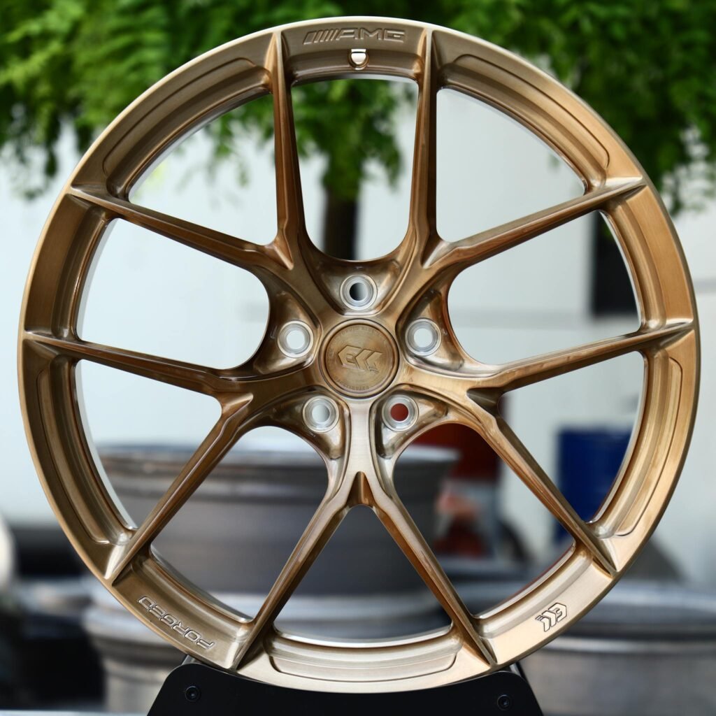 Porsche 911 wheels – Bronze 5 Y-Spoke, front view