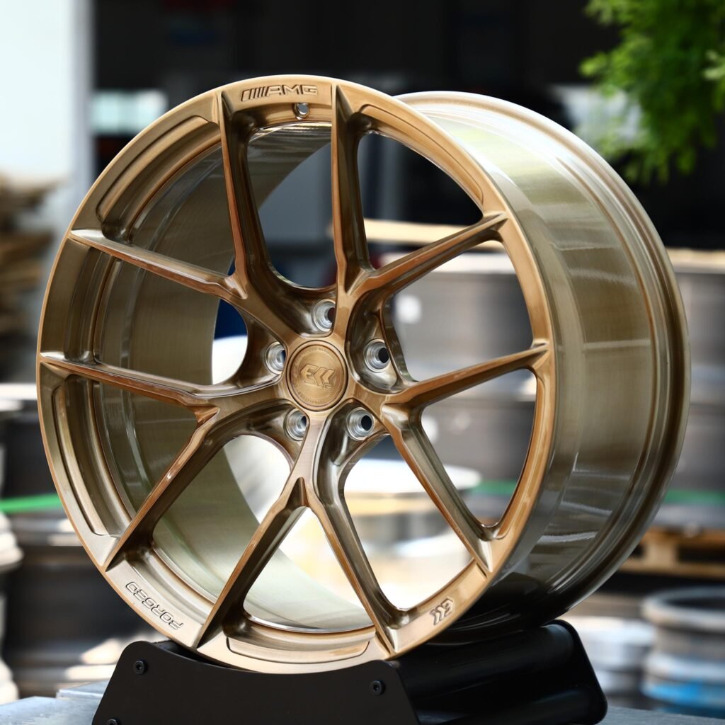 BMW M3 wheels – Bronze 5 Y-Spoke, angled view