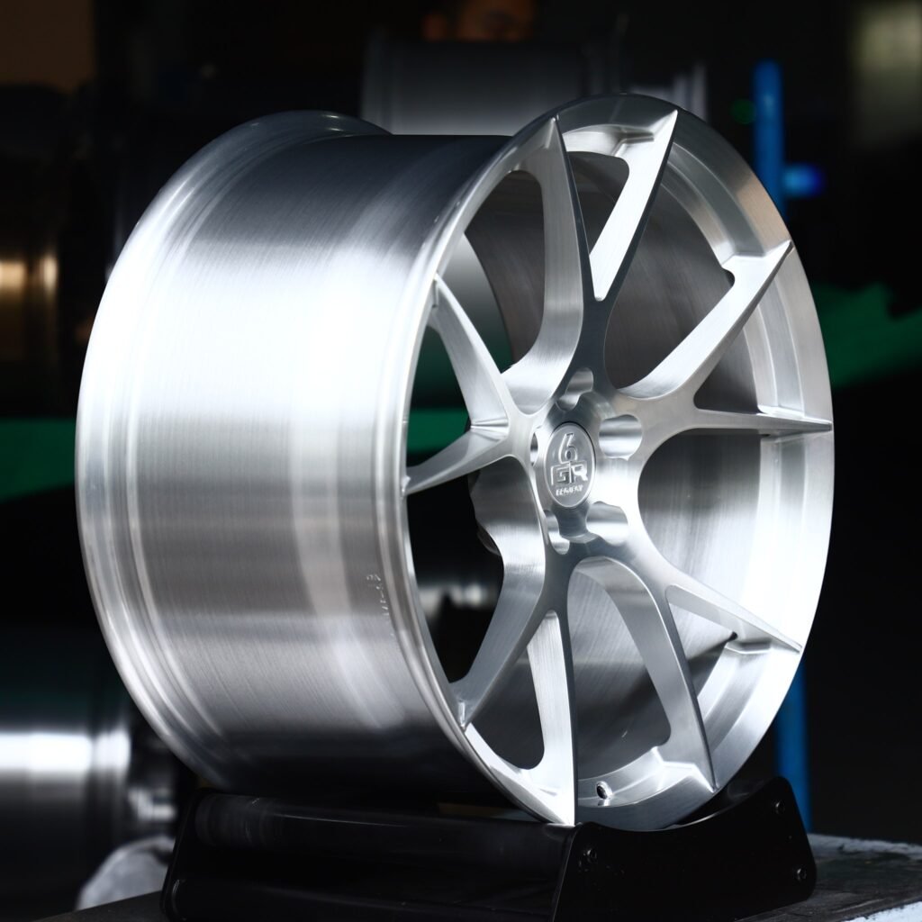 5x130 wheels – Brushed Silver 5 Y-Spoke, side view