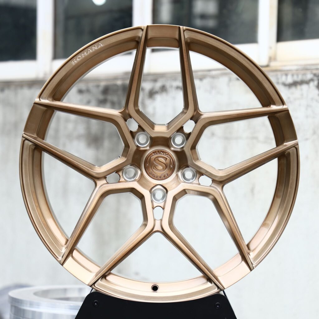 Бронзовые кованые диски для Porsche 911 и BMW M3, с двойными спицами — ANK-77382