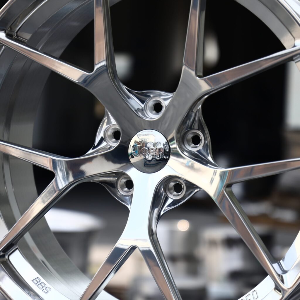BMW M4 F82 wheels – Chrome 10 Split-Spoke, lip and barrel detail