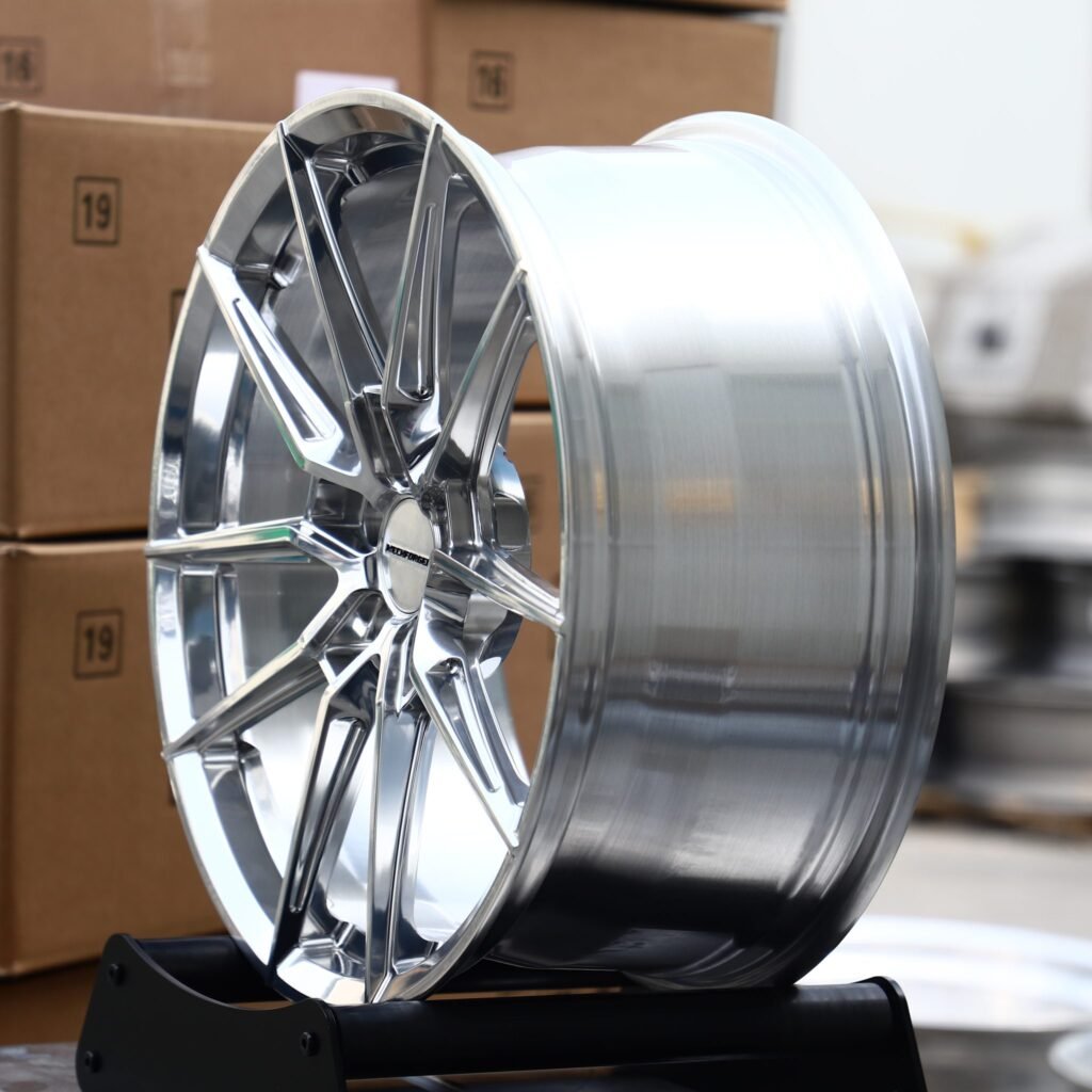 5x130 wheels – Chrome 5 Y-Spoke, side view