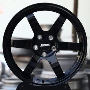 Porsche 911 / M3 Forged Wheels – Gloss Black 6-Spoke (5-Lug)