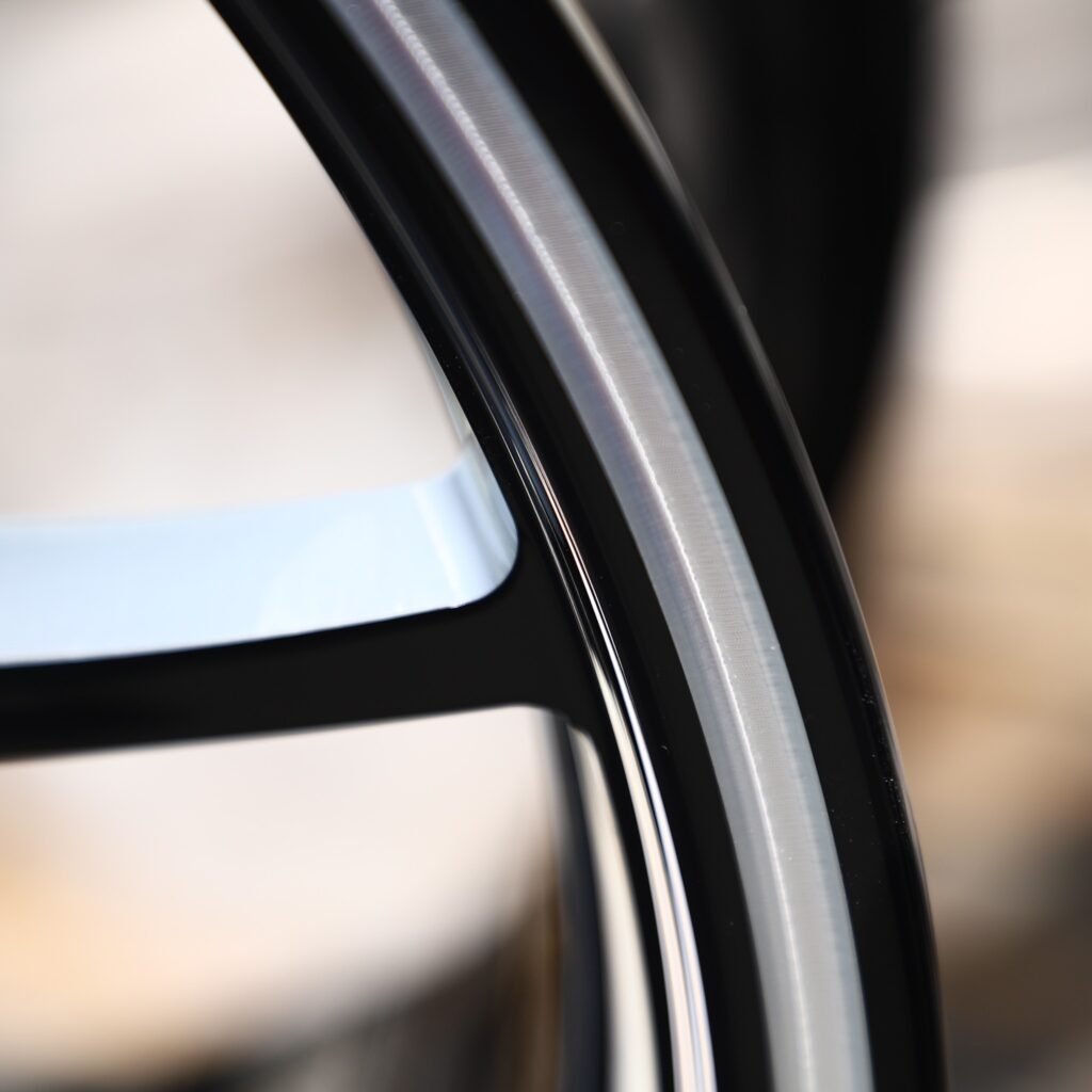 BMW M4 F82 wheels – Gloss Black Machined 10-Spoke Concave, lip and barrel detail