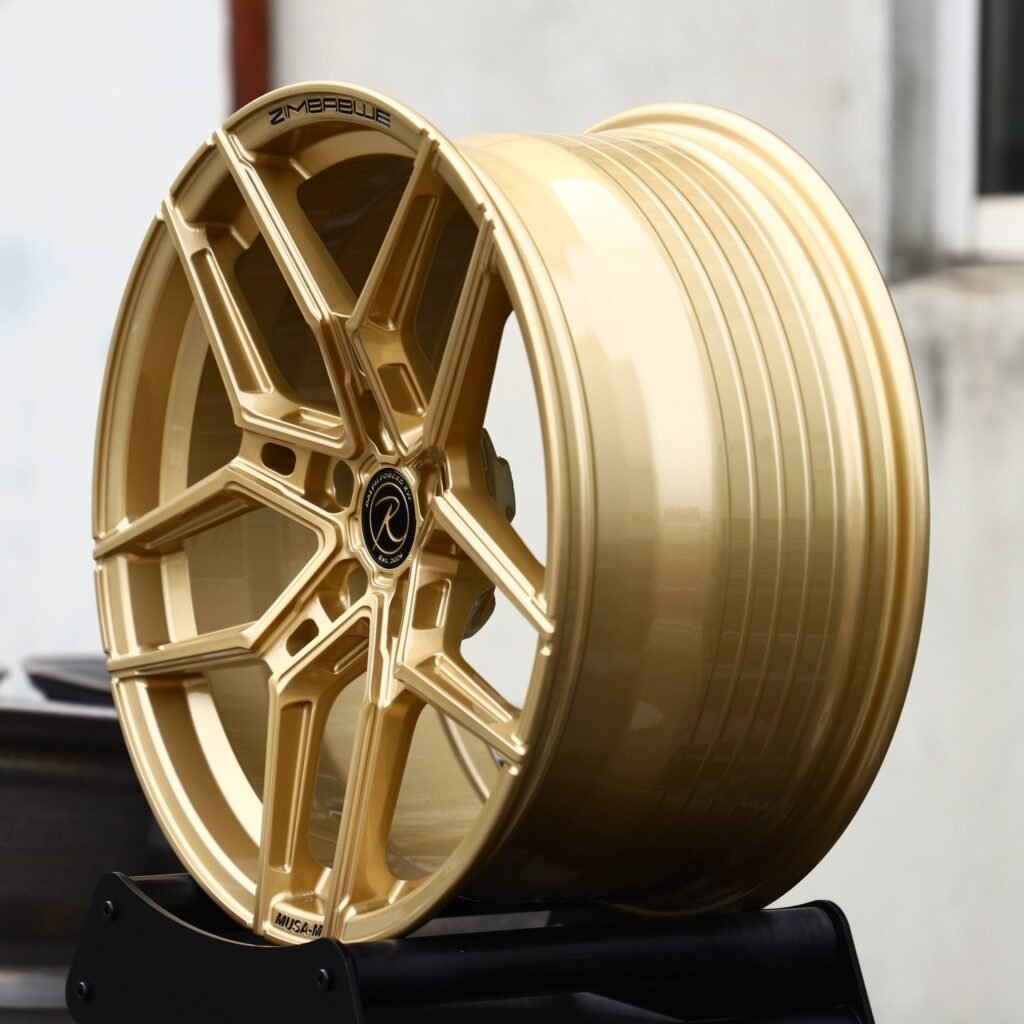 5x130 wheels – Gold 5 Y-Spoke, side view