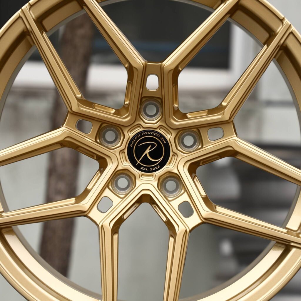 BMW M4 F82 wheels – Gold 5 Y-Spoke, lip and barrel detail