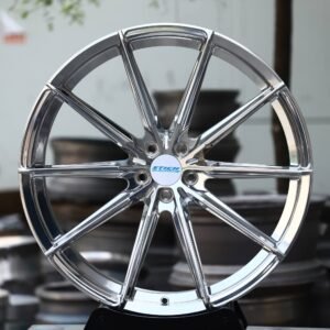 Porsche 911 / M3 Forged Wheels – Hyper Silver 10-Spoke (5-Lug)