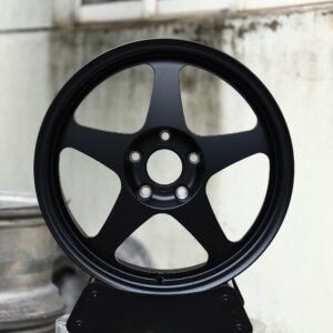 Porsche 911 / M3 Forged Wheels – Matte Black 5-Spoke (5-Lug)