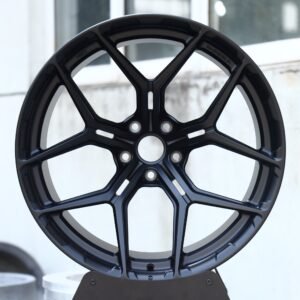 Porsche 911 / M3 Forged Wheels – Matte Black 5 Y-Spoke (5-Lug)