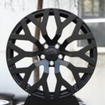 Porsche 911 / M3 Forged Wheels – Matte Black Snowflake Multi-Spoke (5-Lug)