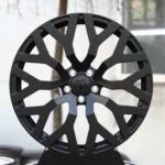 Porsche 911 / M3 Forged Wheels – Matte Black Snowflake Multi-Spoke (5-Lug)