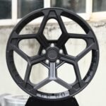 Porsche 911 / M3 Forged Wheels – Matte Gunmetal Petal 5-Spoke (5-Lug)