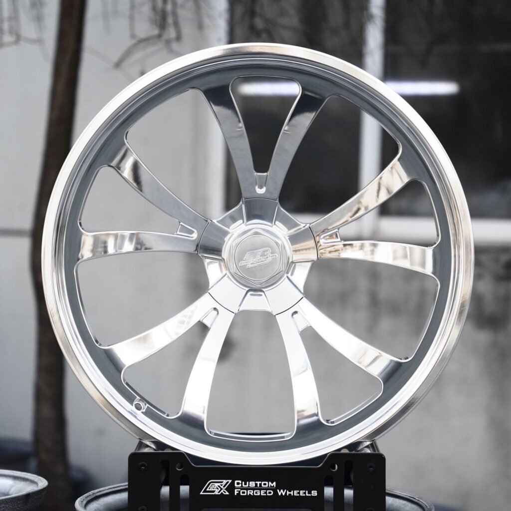 Полированные кованые диски для Porsche 911 и BMW M3, 5 спиц, с двойными спицами — ANK-77372