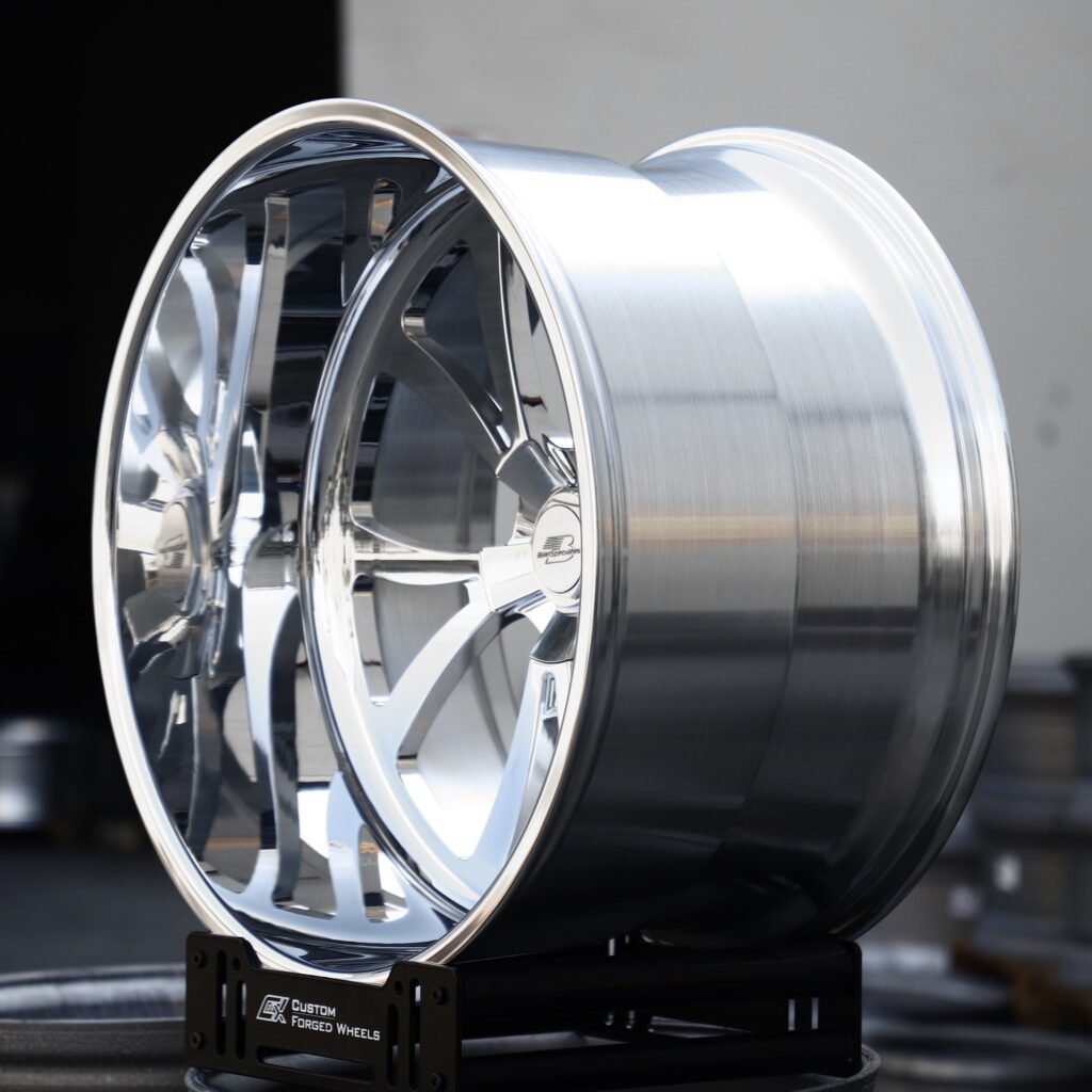 BMW M2 F87 wheels – Mirror Polished Split 5-Spoke, alternate view