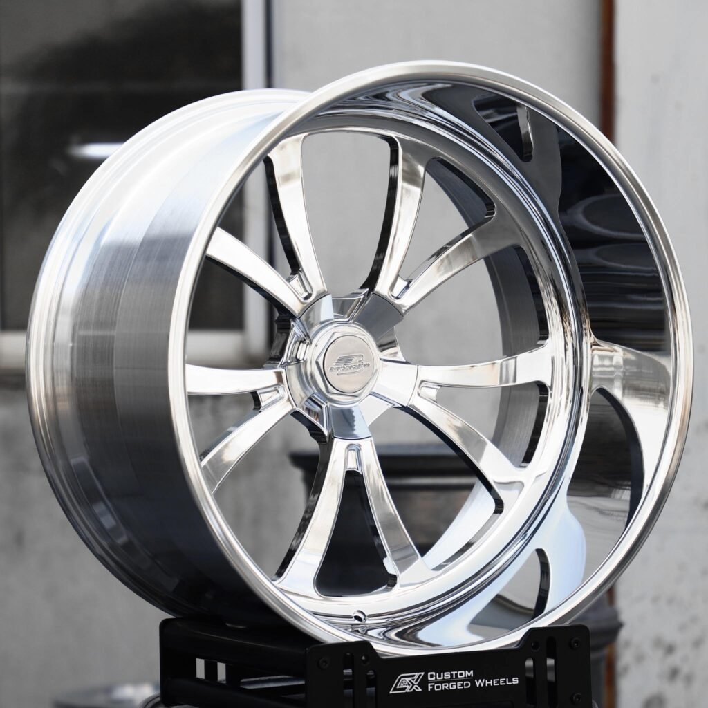 Lamborghini Urus wheels – Mirror Polished Split 5-Spoke, view 8