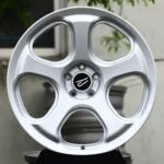 Porsche 911 / M3 Forged Wheels – Silver 5-Spoke (5-Lug)