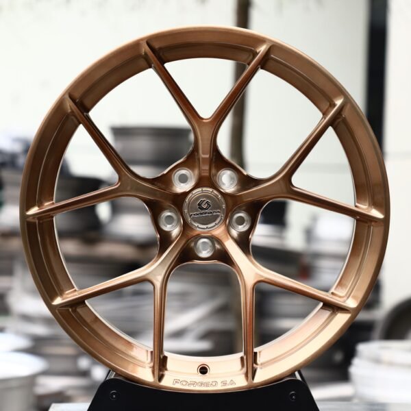 Porsche 911 wheels – Bronze 5 Y-Spoke Concave, front view