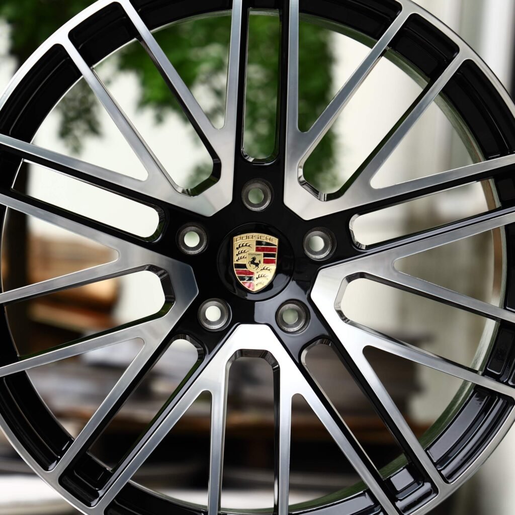 Porsche Style Custom Finish 10 Y-Spoke Machined Face Forged Wheels - Porsche 911 / Porsche Panamera Fitment (5-Lug) view 4