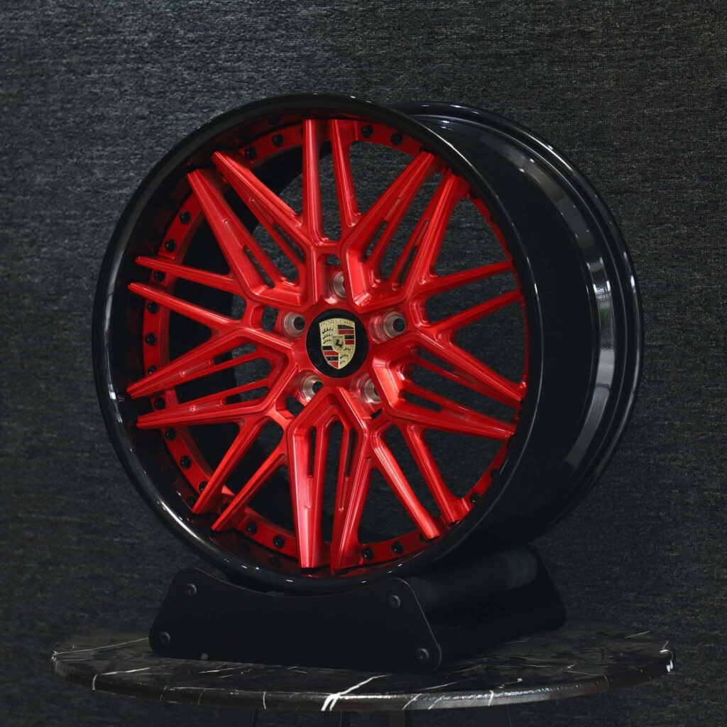 5x130 wheels – Custom Finish 2-Piece 10 Y-Spoke, side view