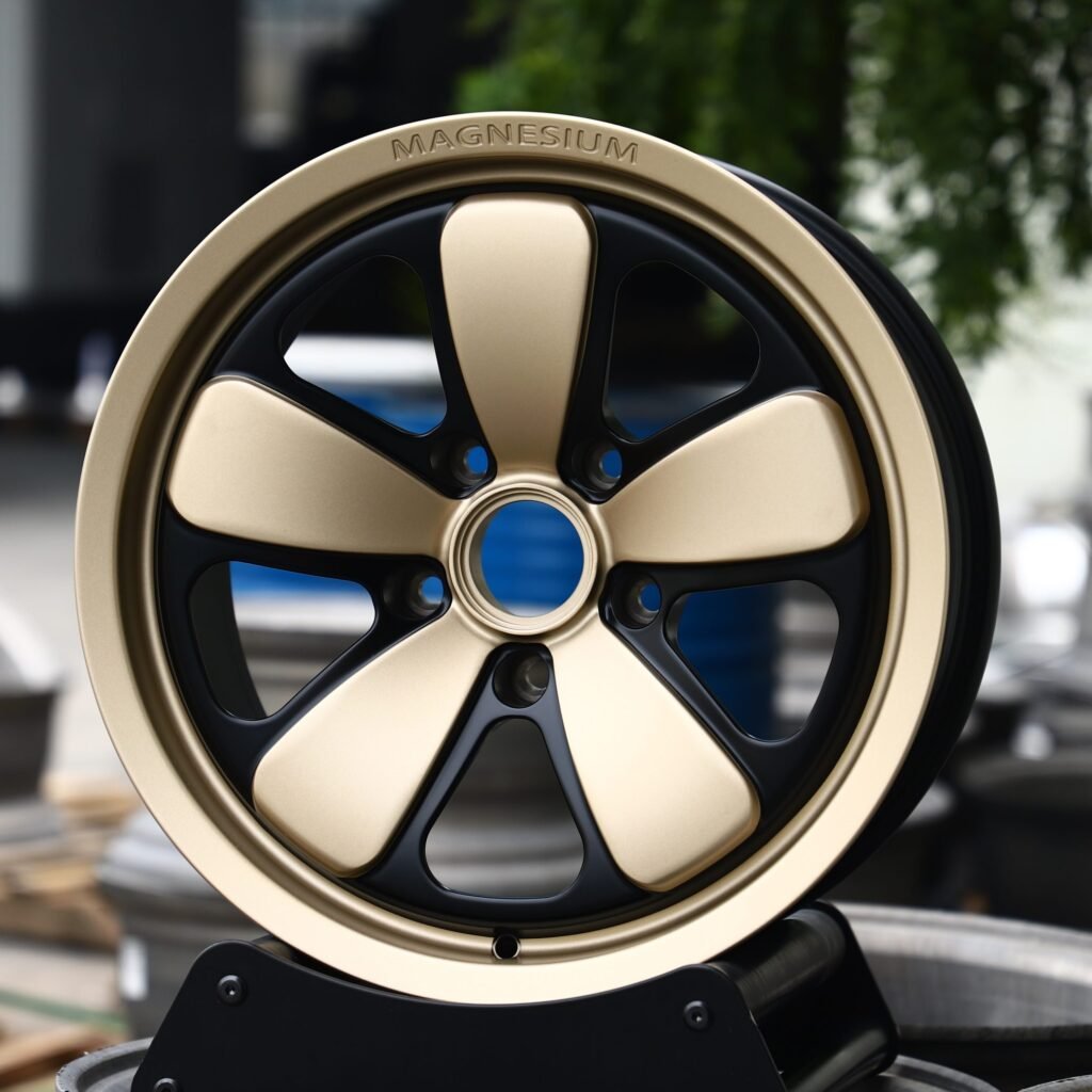 Porsche 911 wheels – Porsche Style Custom Finish Center-Lock, front view