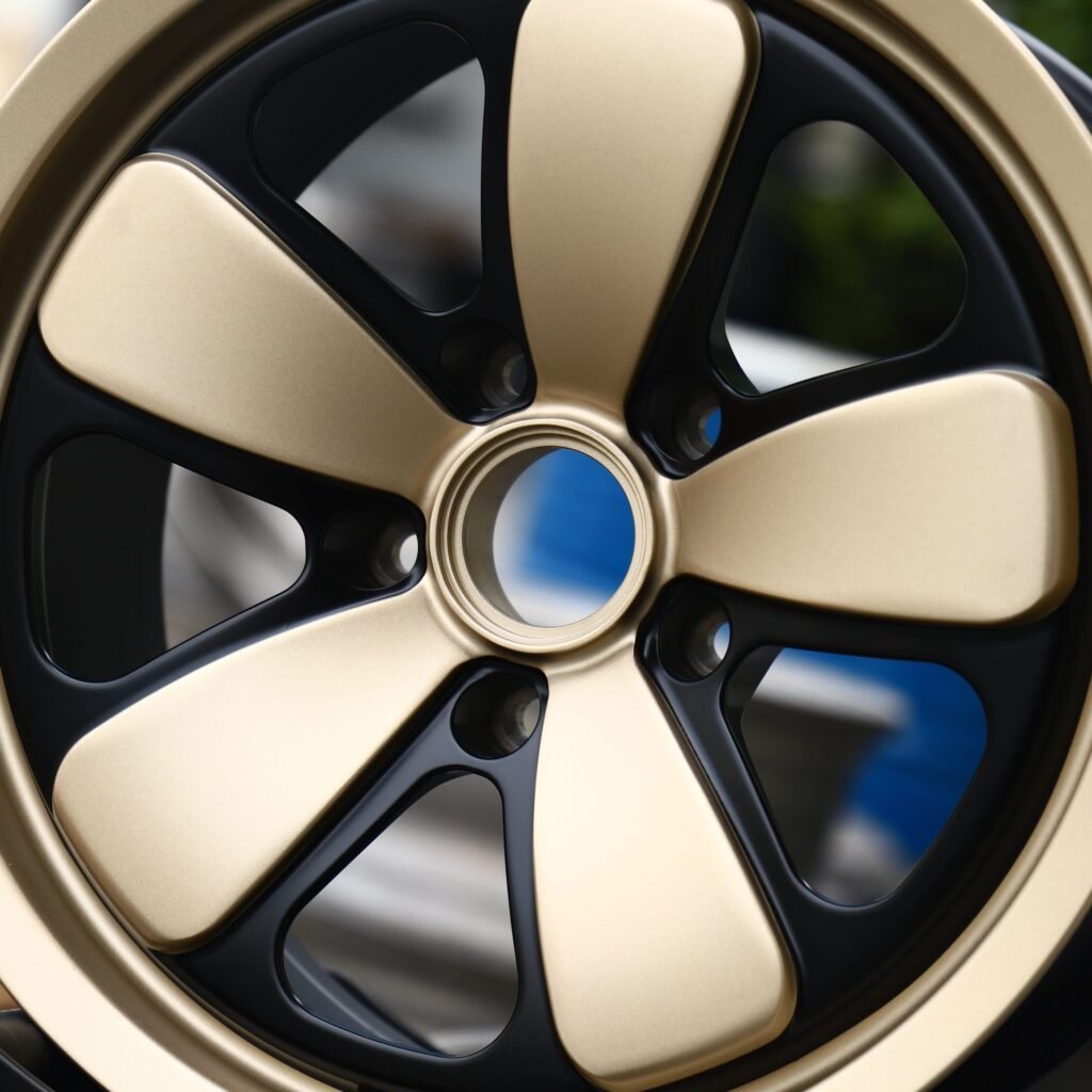 Lamborghini Urus wheels – Porsche Style Custom Finish Center-Lock, lip and barrel detail