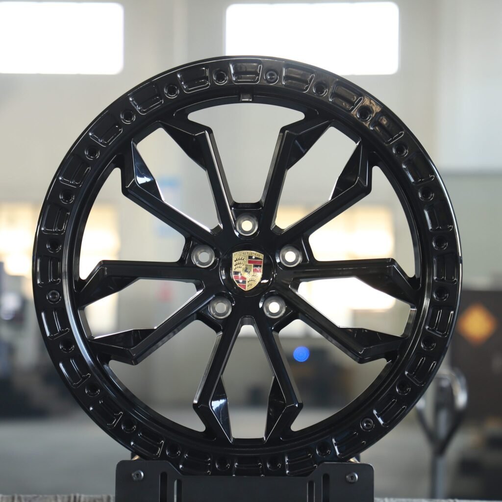 Porsche Style Custom Finish Petal Beadlock Forged Wheels - Porsche 911 / Porsche Panamera Fitment (5-Lug) Off-Road forged wheel