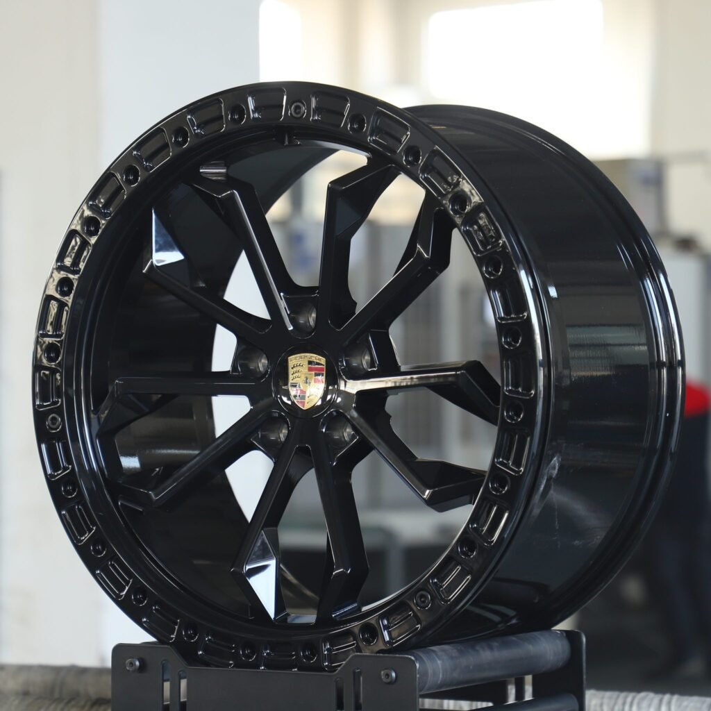 Porsche Style Custom Finish Petal Beadlock Forged Wheels - Porsche 911 / Porsche Panamera Fitment (5-Lug) view 2